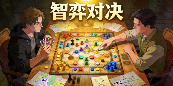 策略类游戏展示 - 智力对战与棋牌场景