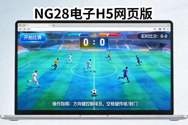 NG28电子H5网页版游戏画面展示 - 在浏览器中直接运行电子足球比赛