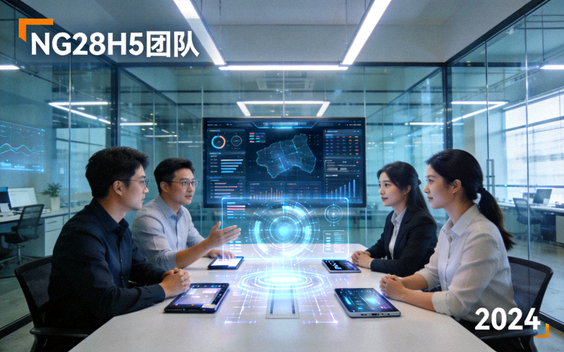 NG28H5团队工作环境照片 - 充满科技感的现代办公室